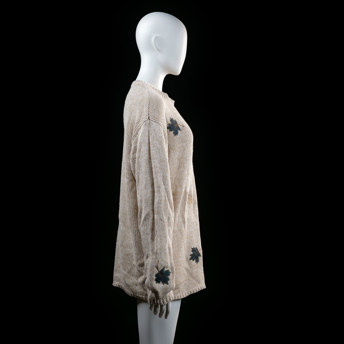 Signature - sweater - Beige - (Storlek: L)