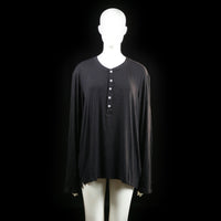H&M - long-sleeve top - Black - (Storlek: L) - (NEW)