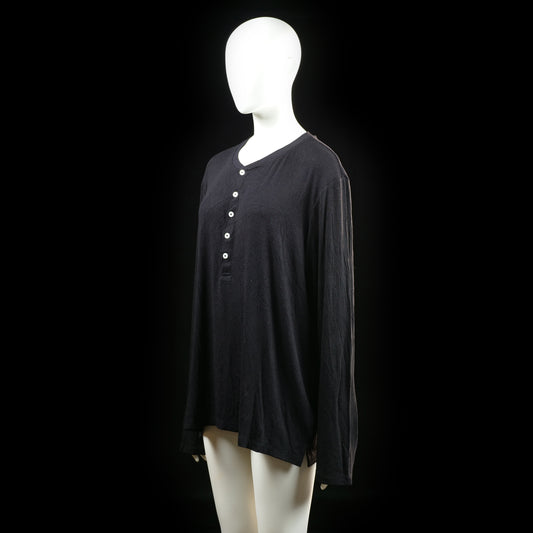 H&M - long-sleeve top - Black - (Storlek: L) - (NEW)