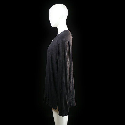 H&M - long-sleeve top - Black - (Storlek: L) - (NEW)
