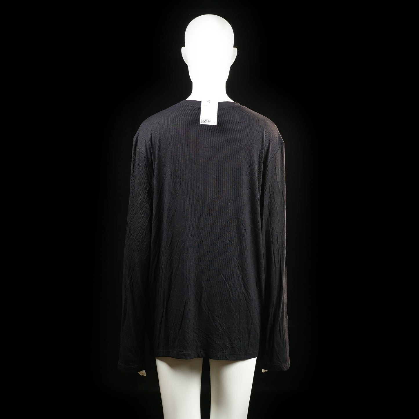 H&M - long-sleeve top - Black - (Storlek: L) - (NEW)