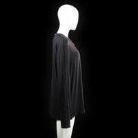 H&M - long-sleeve top - Black - (Storlek: L) - (NEW)