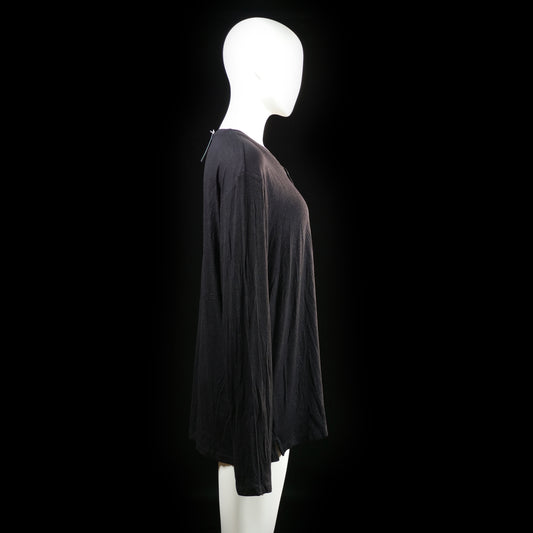 H&M - long-sleeve top - Black - (Storlek: L) - (NEW)