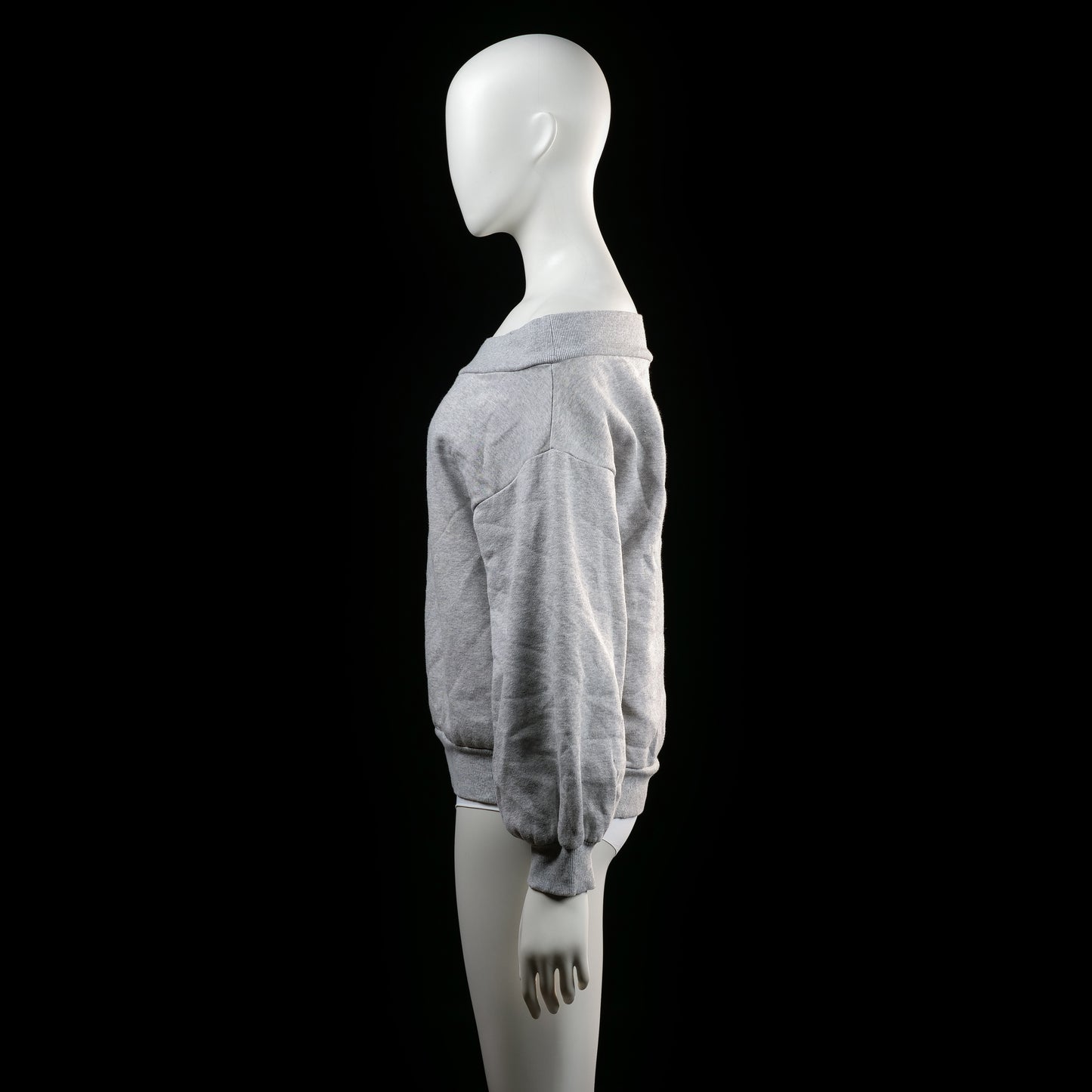 H&M - sweatshirt - Light Gray - (Storlek: M)