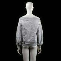 H&M - sweatshirt - Light Gray - (Storlek: M)
