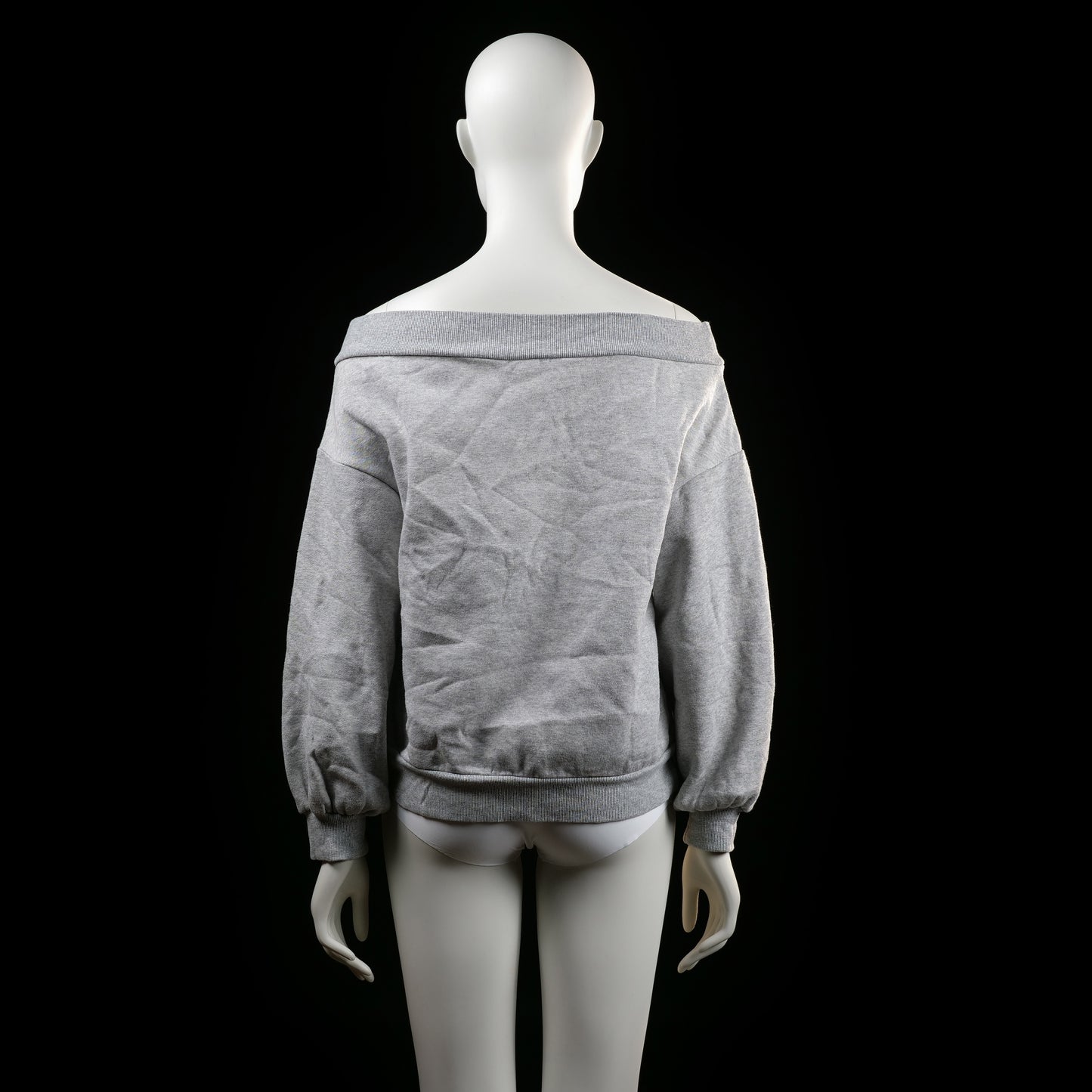 H&M - sweatshirt - Light Gray - (Storlek: M)