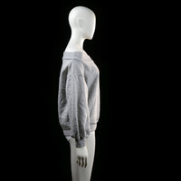 H&M - sweatshirt - Light Gray - (Storlek: M)