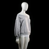 H&M - sweatshirt - Light Gray - (Storlek: M)