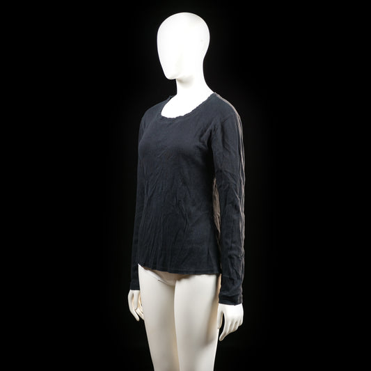 Michelle - long-sleeve top - Black - (Storlek: L)