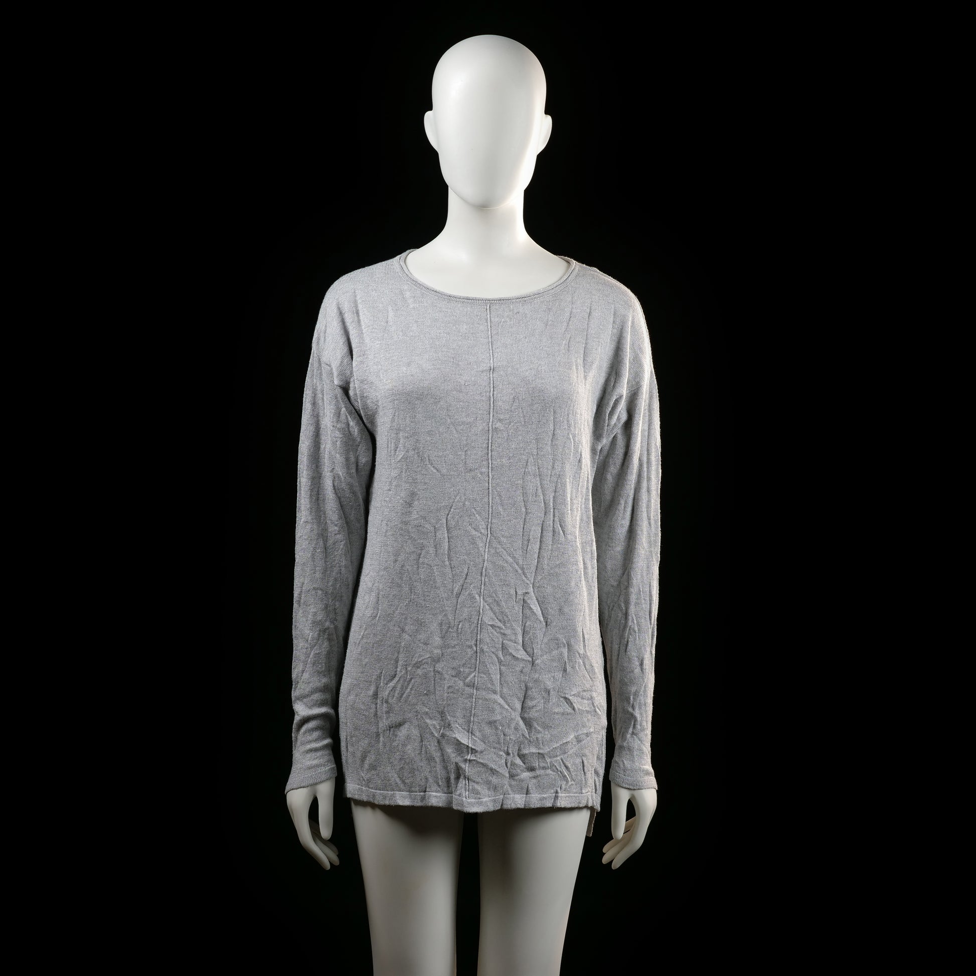 Cubus - long-sleeve top - Light Gray - (Storlek: L)