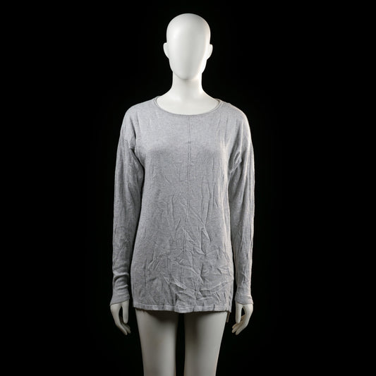 Cubus - long-sleeve top - Light Gray - (Storlek: L)