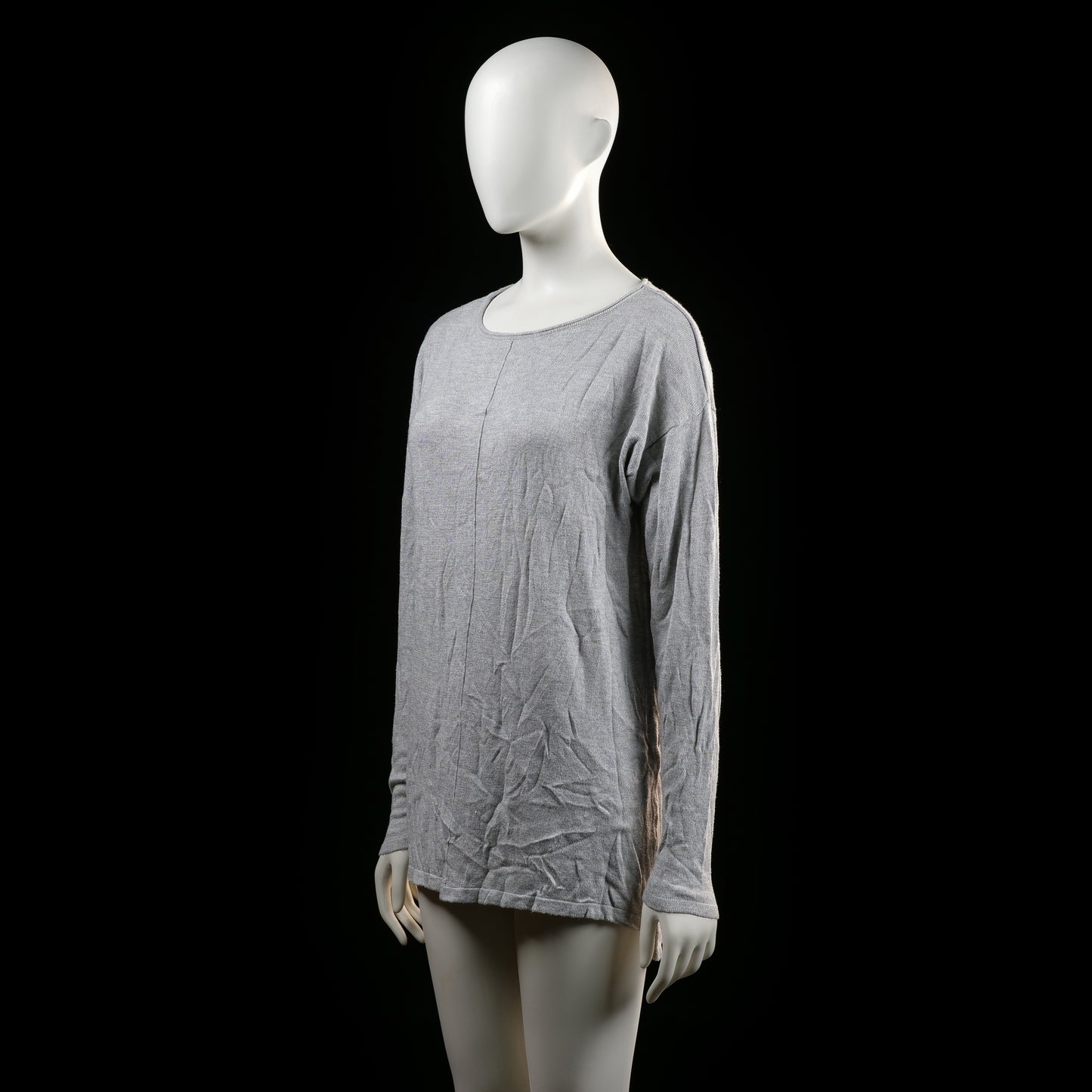 Cubus - long-sleeve top - Light Gray - (Storlek: L)
