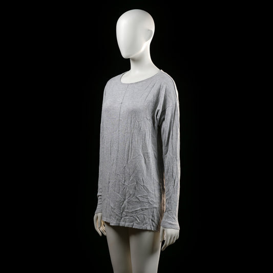 Cubus - long-sleeve top - Light Gray - (Storlek: L)