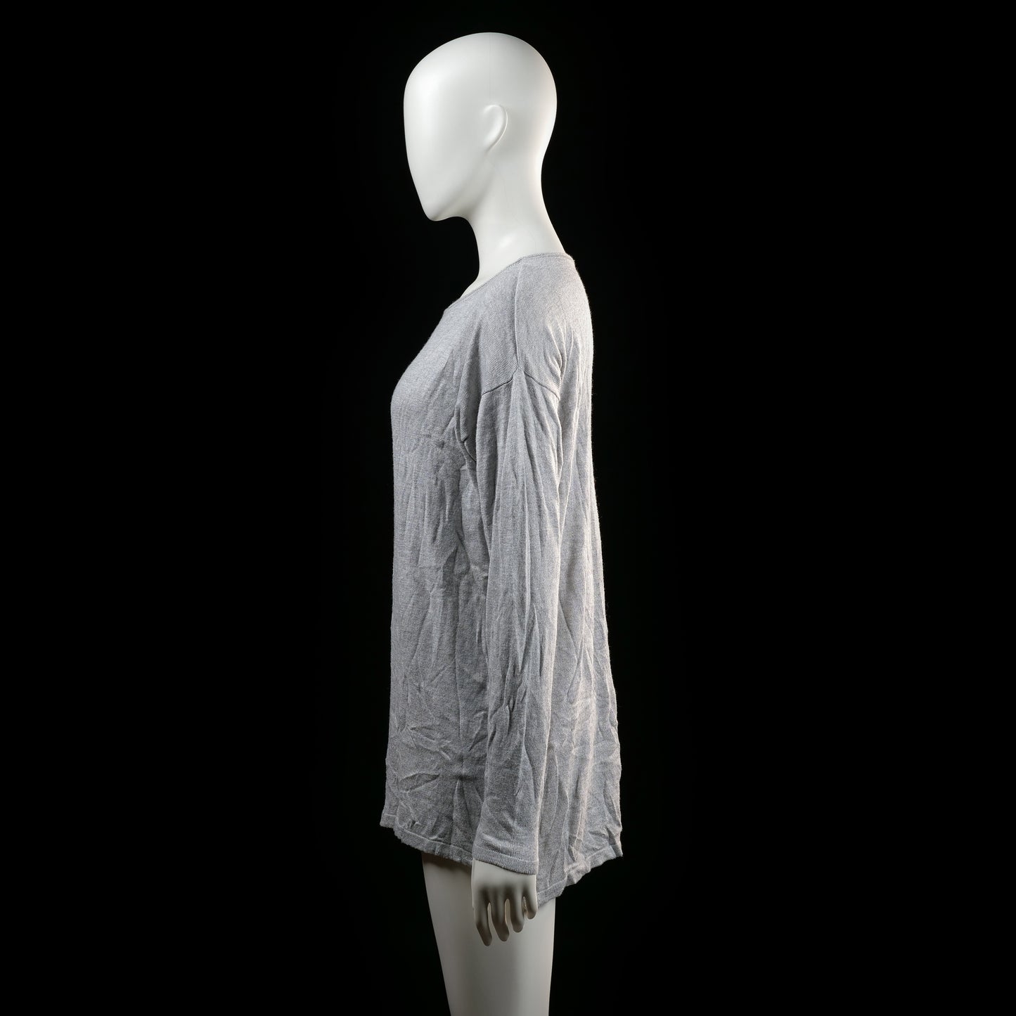 Cubus - long-sleeve top - Light Gray - (Storlek: L)