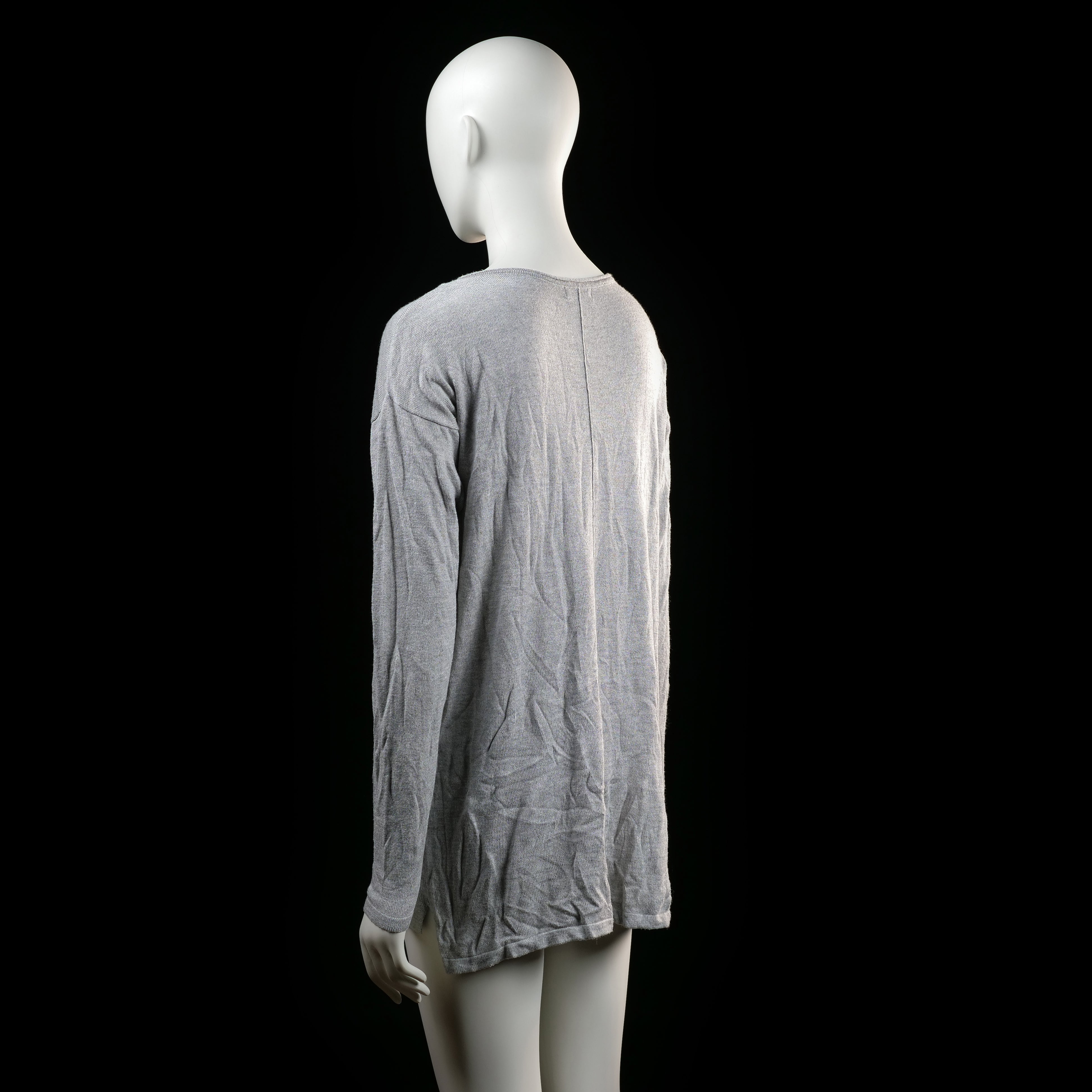 Cubus - long-sleeve top - Light Gray - (Storlek: L)
