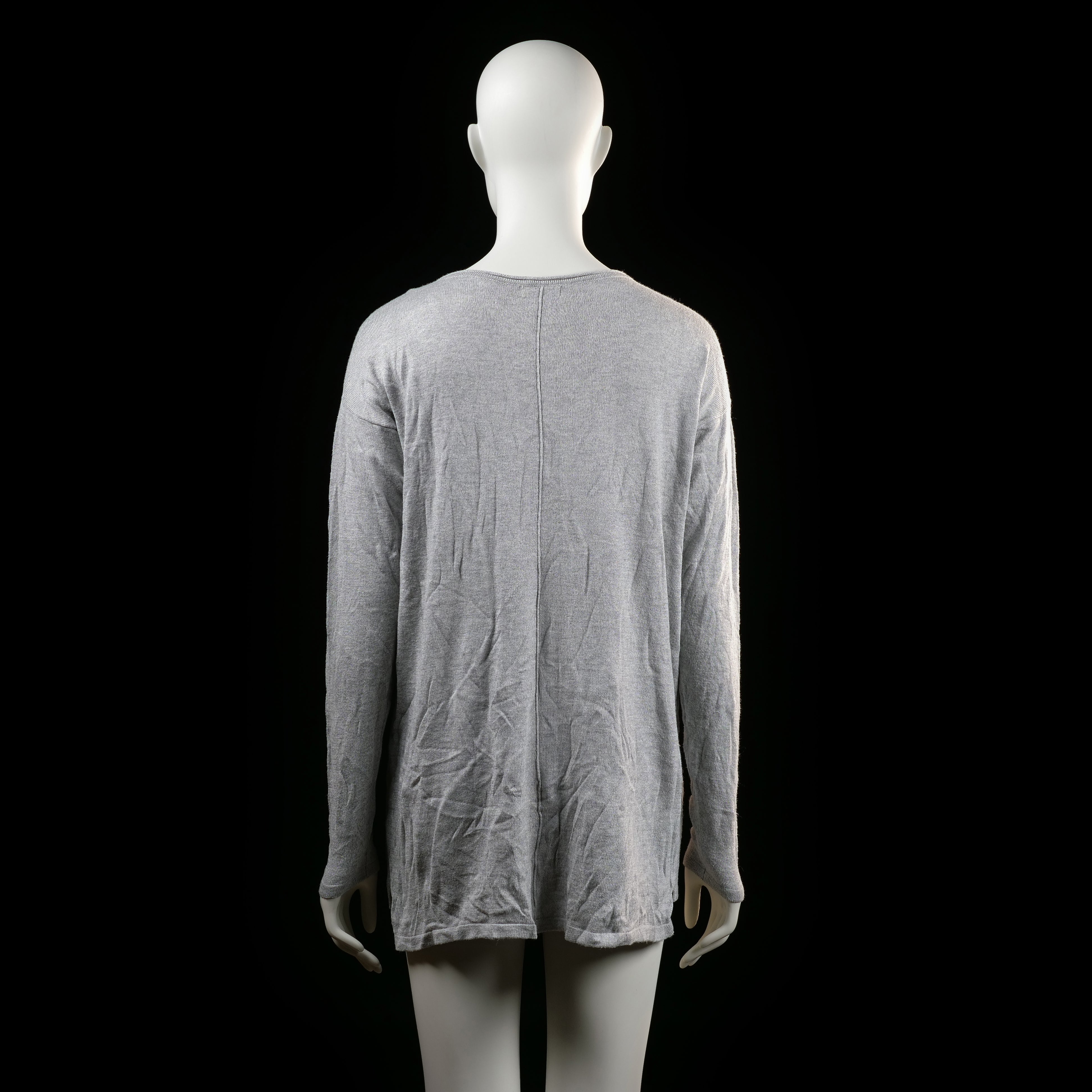 Cubus - long-sleeve top - Light Gray - (Storlek: L)