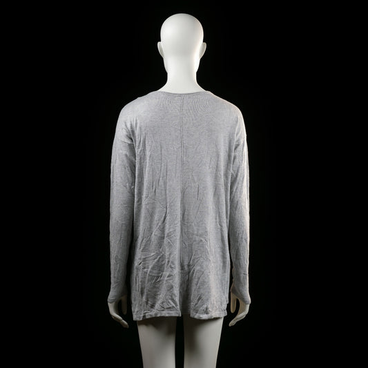 Cubus - long-sleeve top - Light Gray - (Storlek: L)