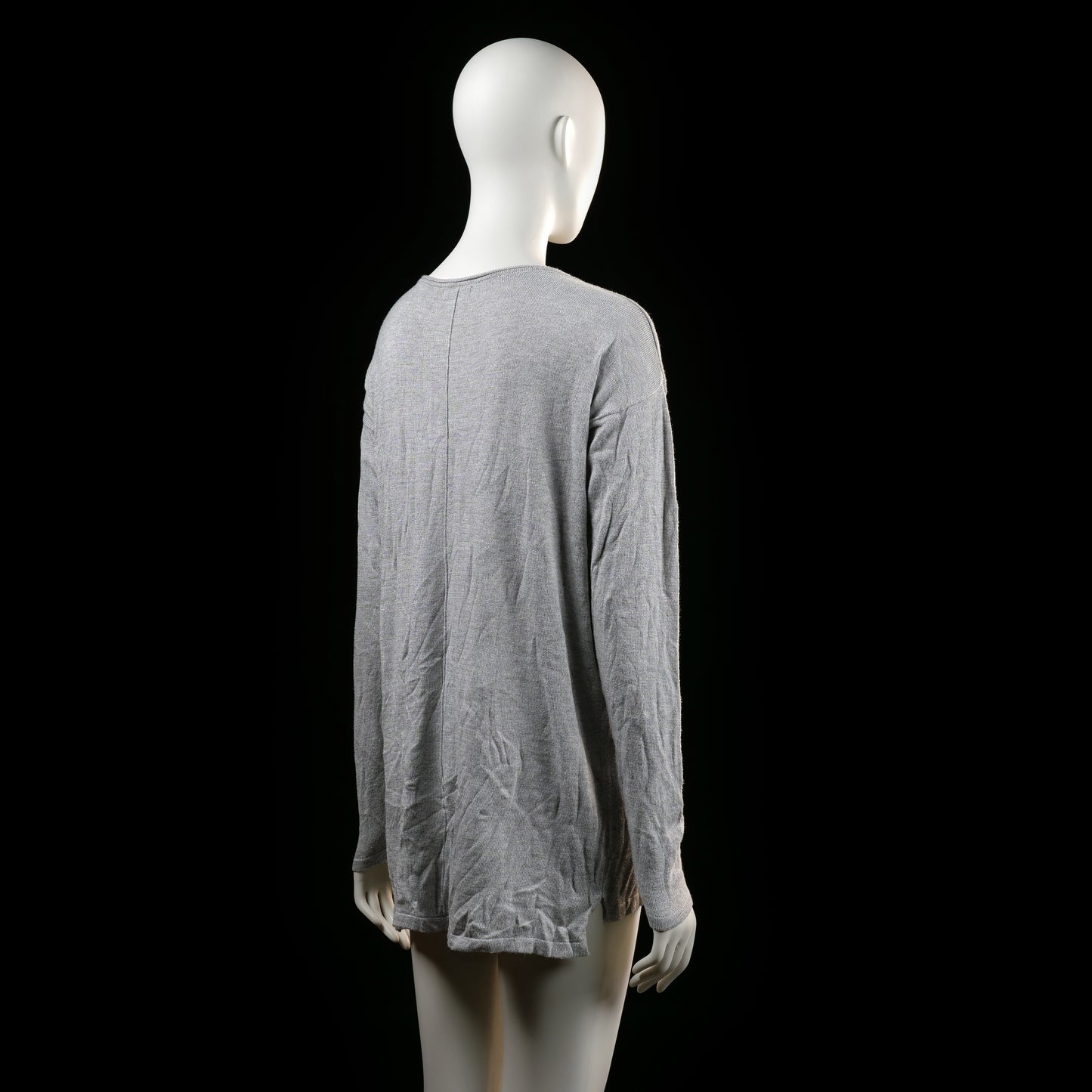 Cubus - long-sleeve top - Light Gray - (Storlek: L)