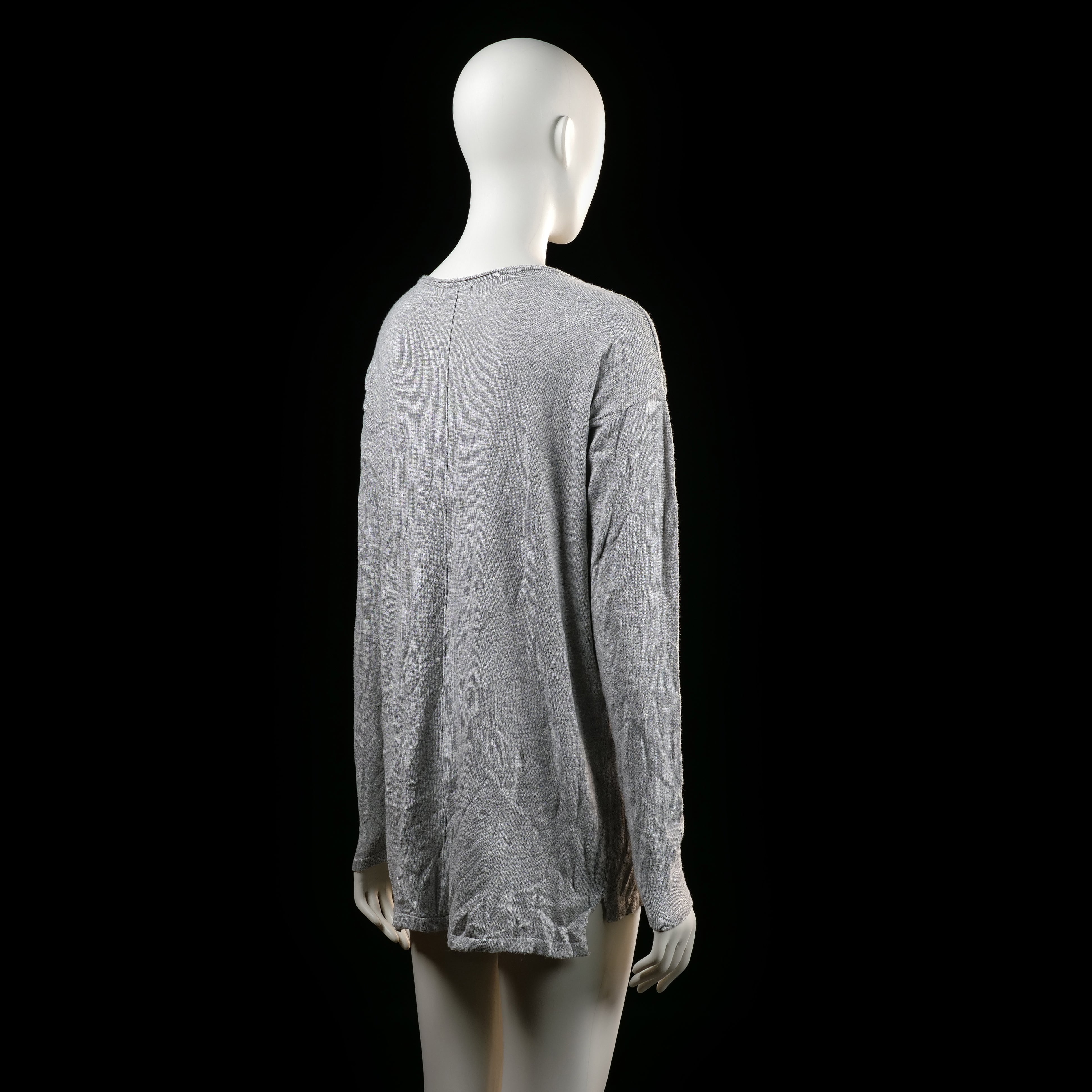 Cubus - long-sleeve top - Light Gray - (Storlek: L)