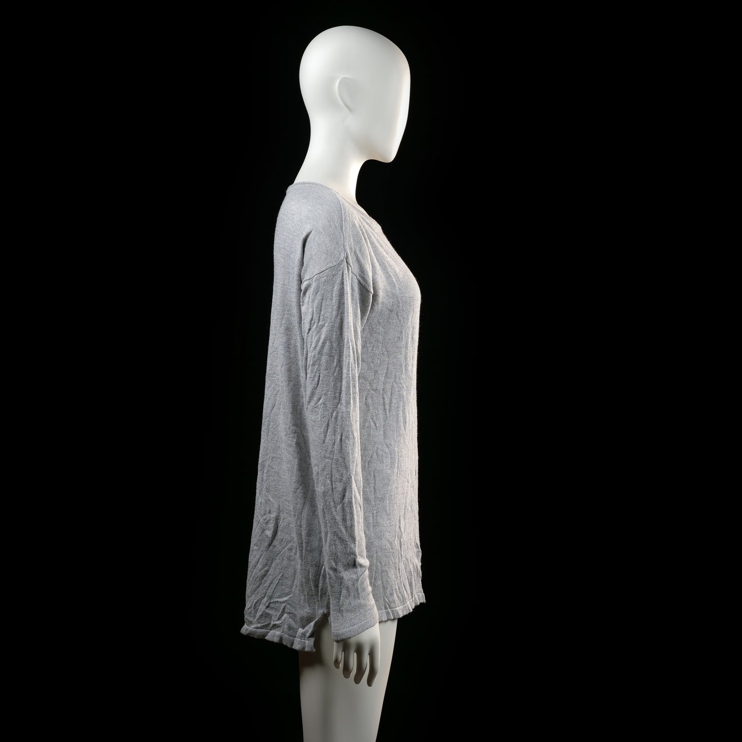 Cubus - long-sleeve top - Light Gray - (Storlek: L)