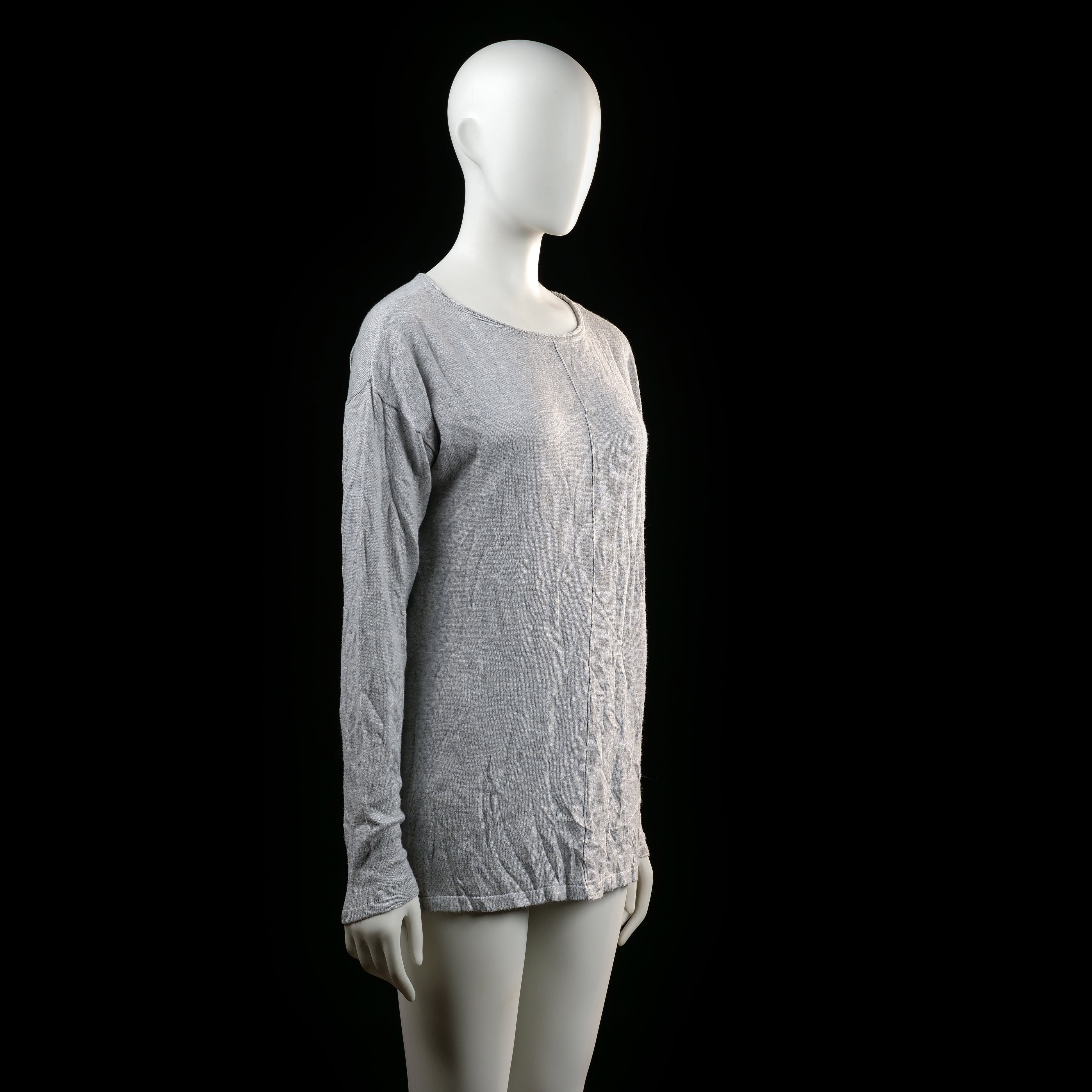 Cubus - long-sleeve top - Light Gray - (Storlek: L)