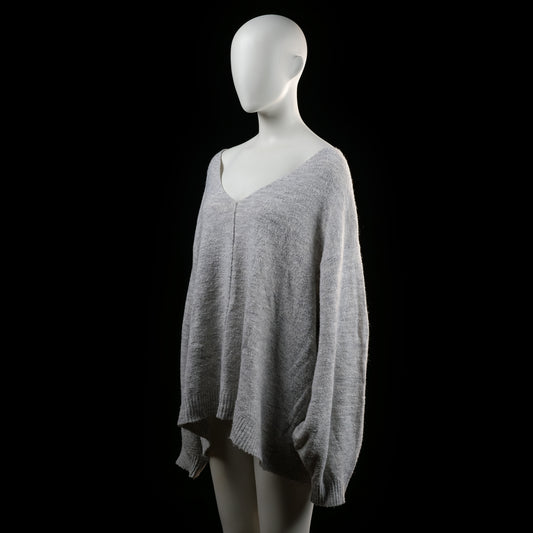 H&M - sweater - Light Gray - (Storlek: 3XL)