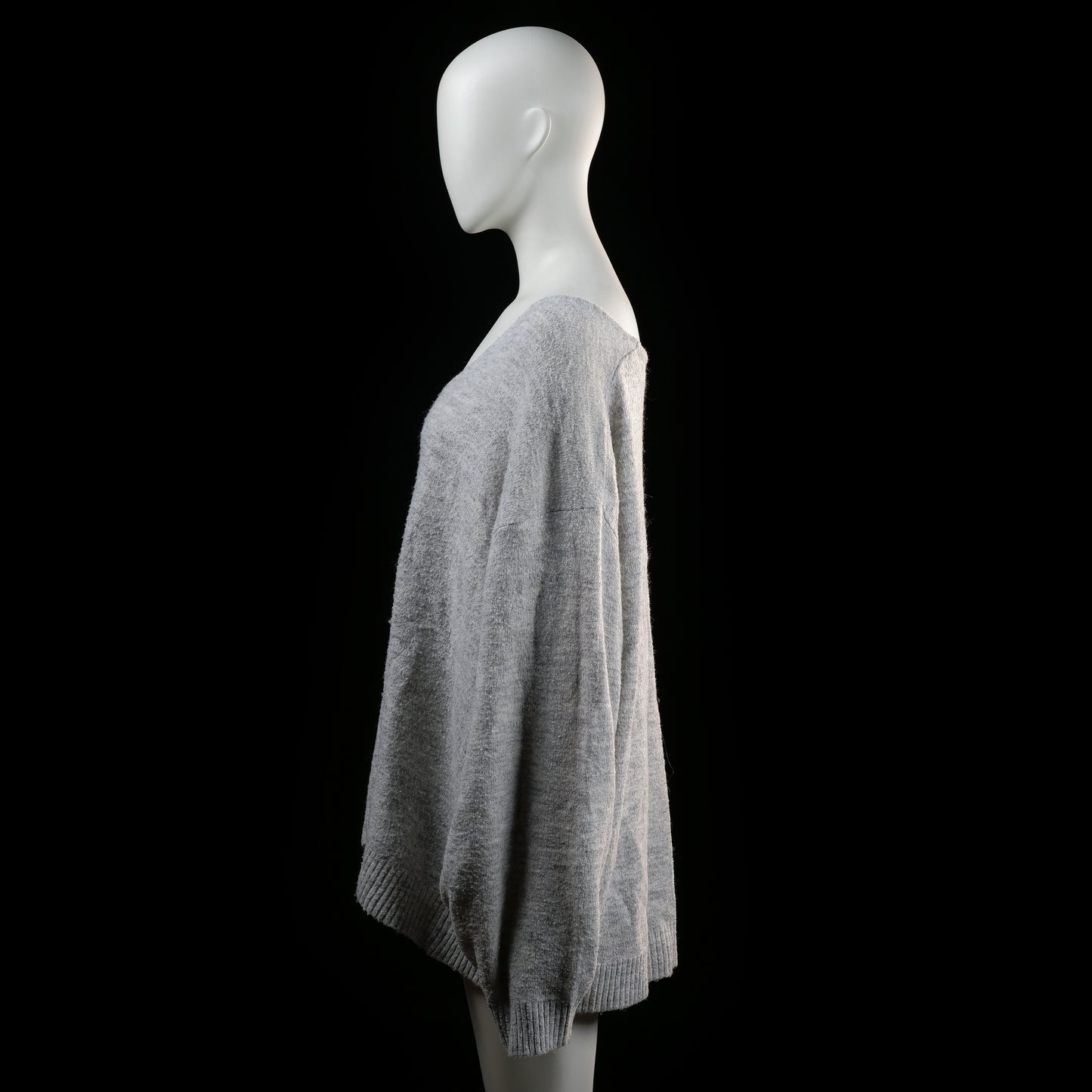 H&M - sweater - Light Gray - (Storlek: 3XL)