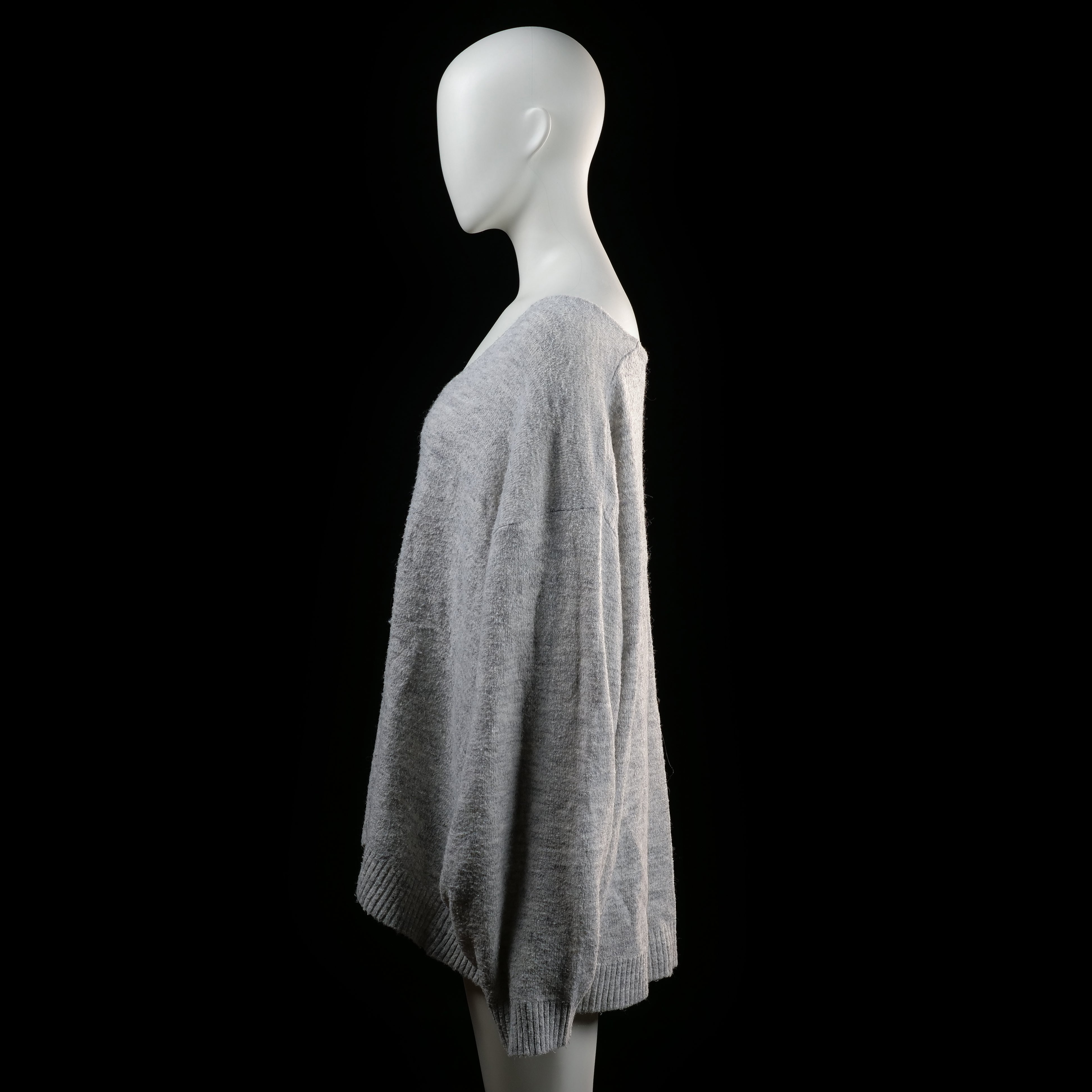 H&M - sweater - Light Gray - (Storlek: 3XL)