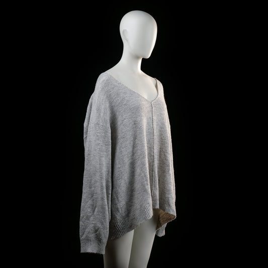 H&M - sweater - Light Gray - (Storlek: 3XL)