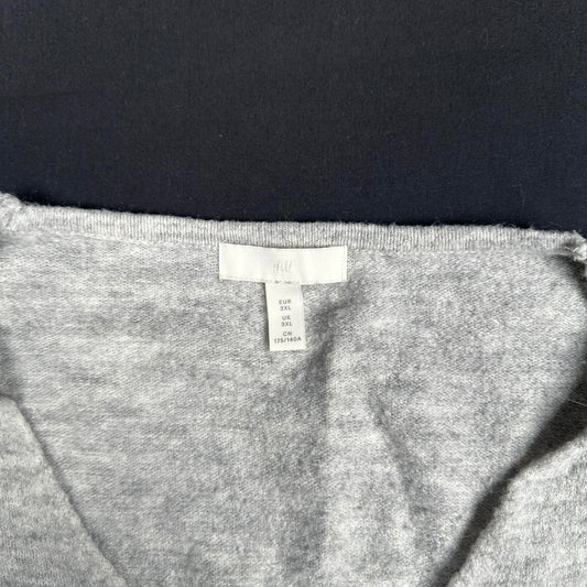 H&M - sweater - Light Gray - (Storlek: 3XL)