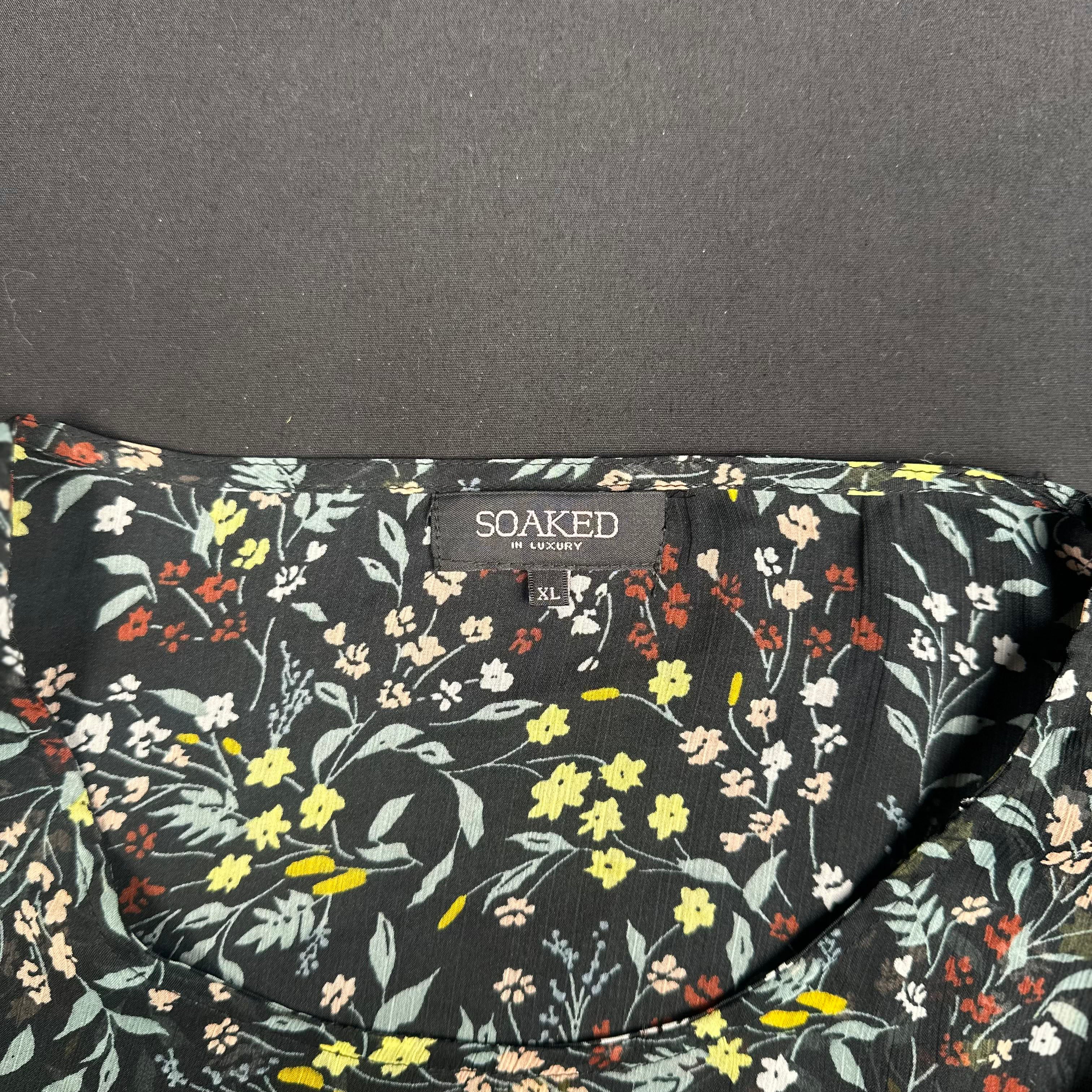 Soaked - blouse - MULTICOLORED - (Storlek: XL)