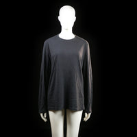 Pier One - long-sleeve top - Black - (Storlek: L)