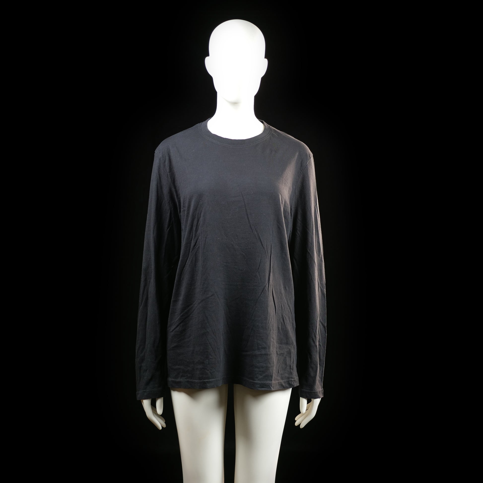 Pier One - long-sleeve top - Black - (Storlek: L)