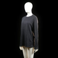 Pier One - long-sleeve top - Black - (Storlek: L)