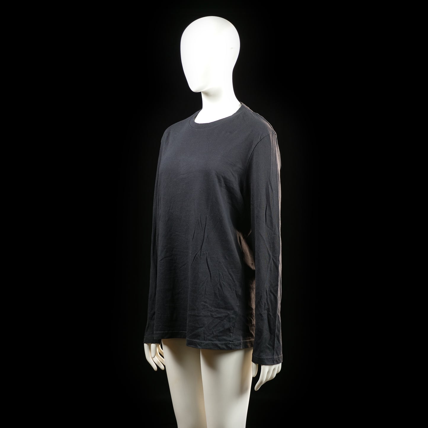 Pier One - long-sleeve top - Black - (Storlek: L)