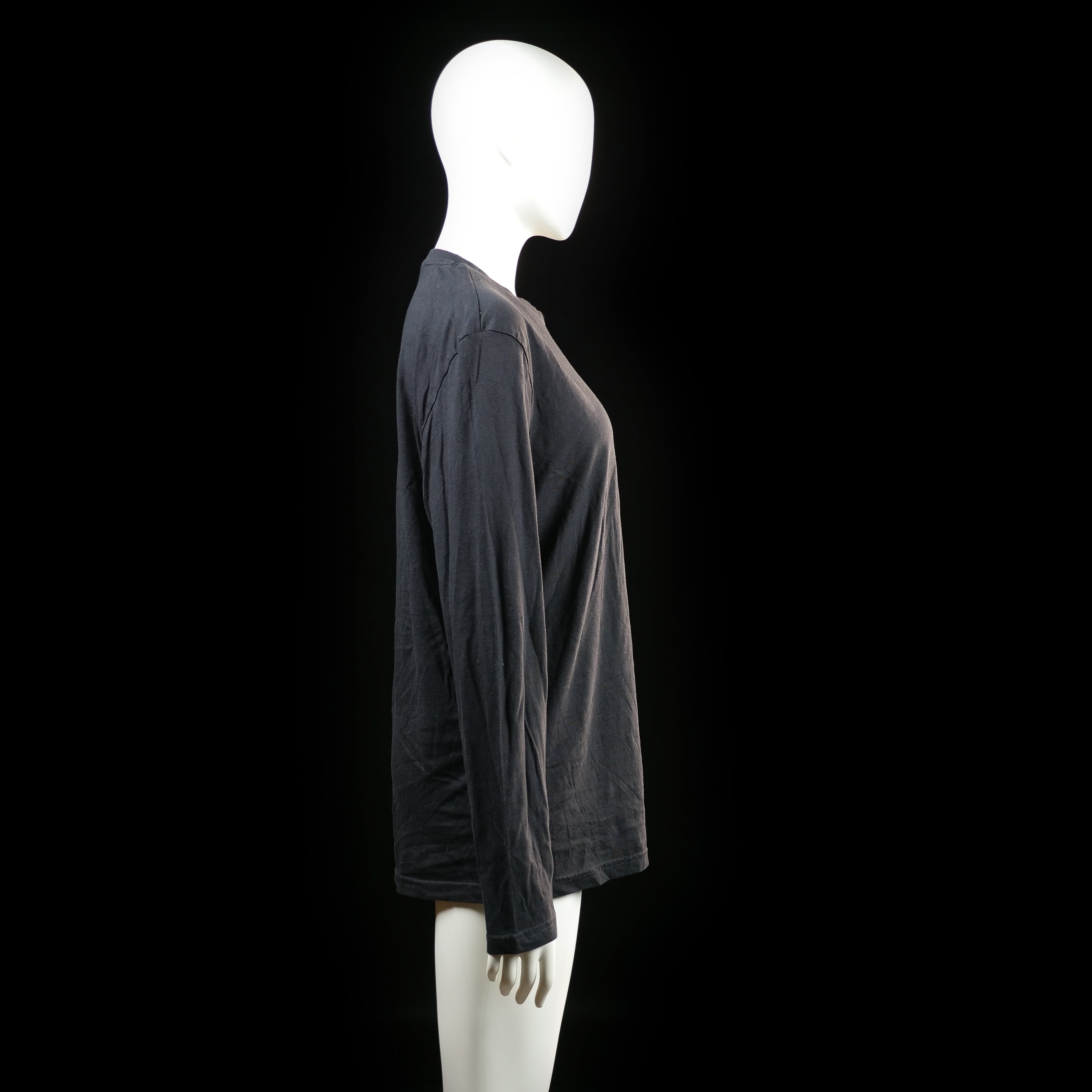 Pier One - long-sleeve top - Black - (Storlek: L)