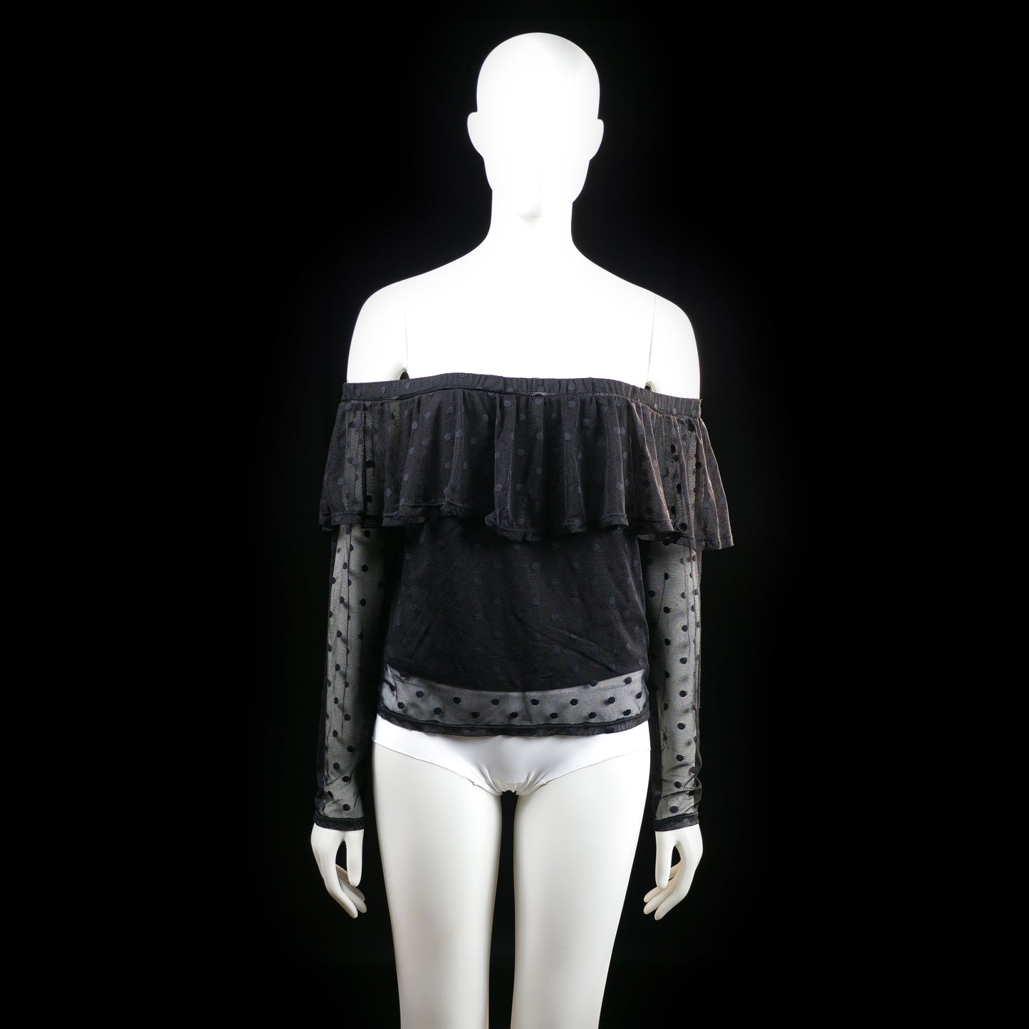 H&M - blouse - Black - (Storlek: L)