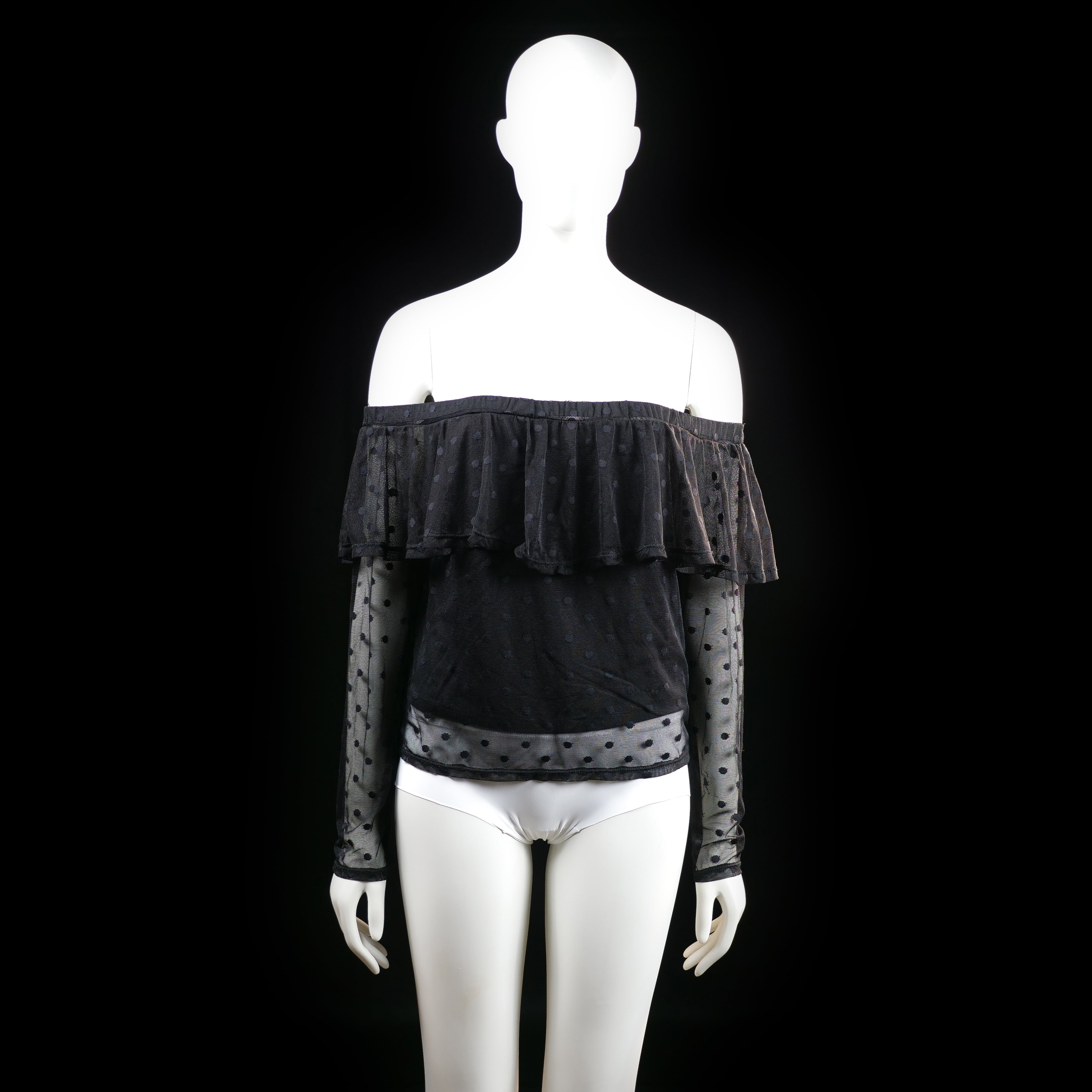H&M - blouse - Black - (Storlek: L)