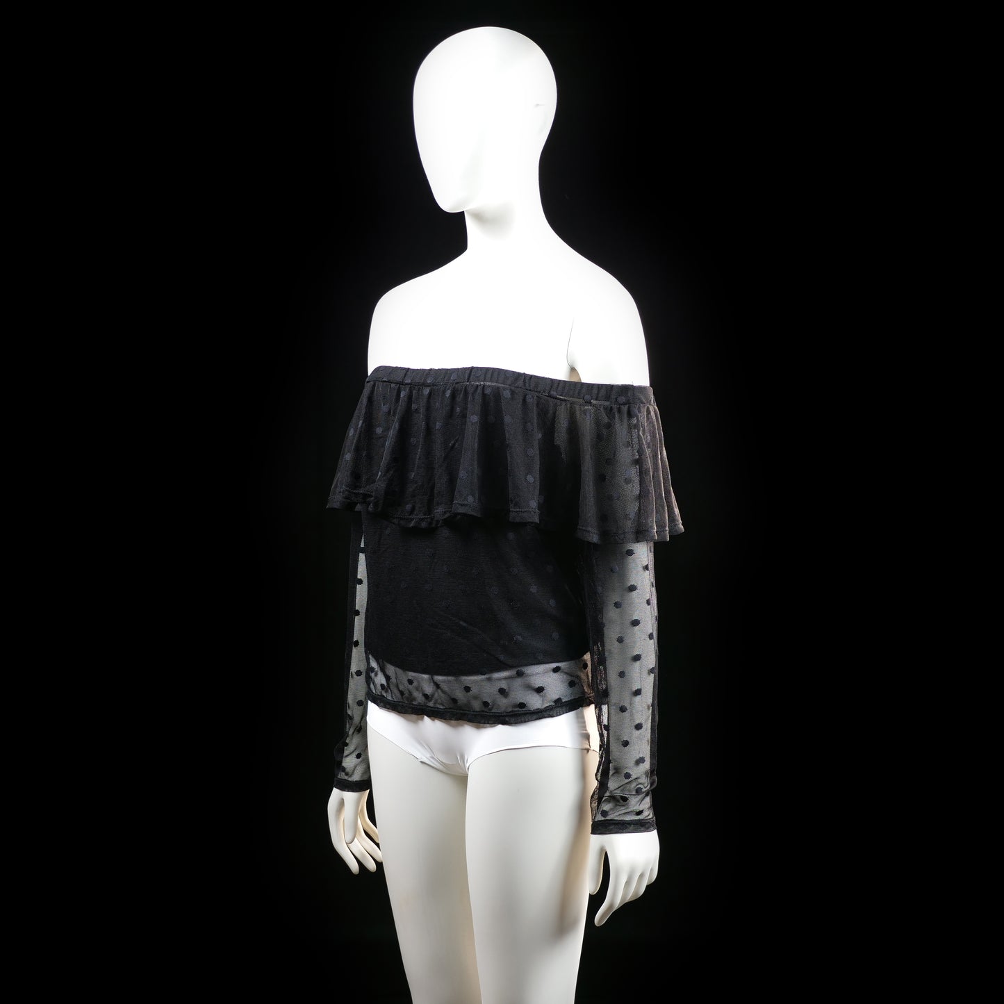 H&M - blouse - Black - (Storlek: L)