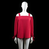 Ovs - blouse - Red - (Storlek: 38)