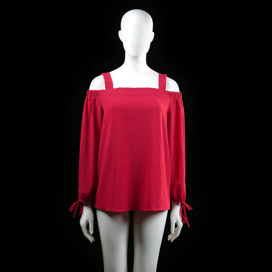 Ovs - blouse - Red - (Storlek: 38)