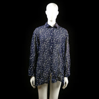 shirt - Navy, White - (Storlek: 36)