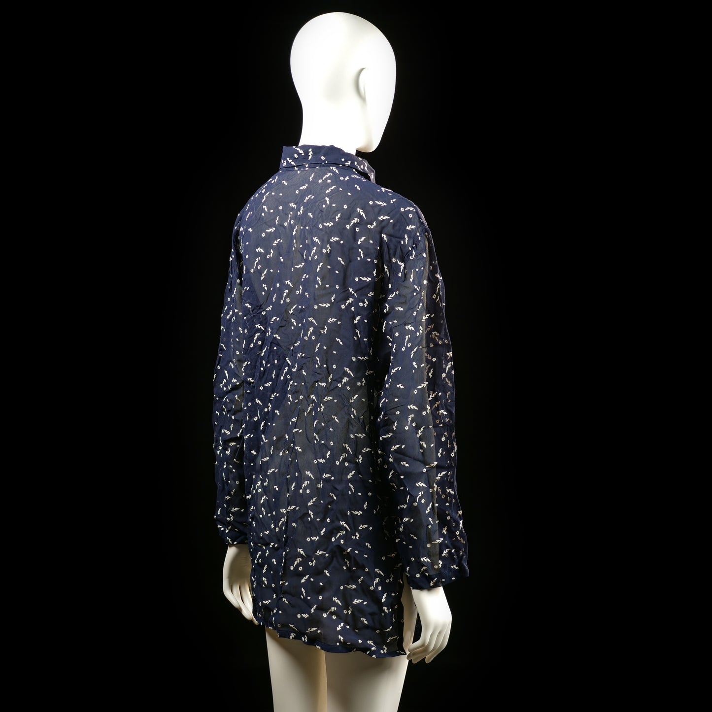 shirt - Navy, White - (Storlek: 36)