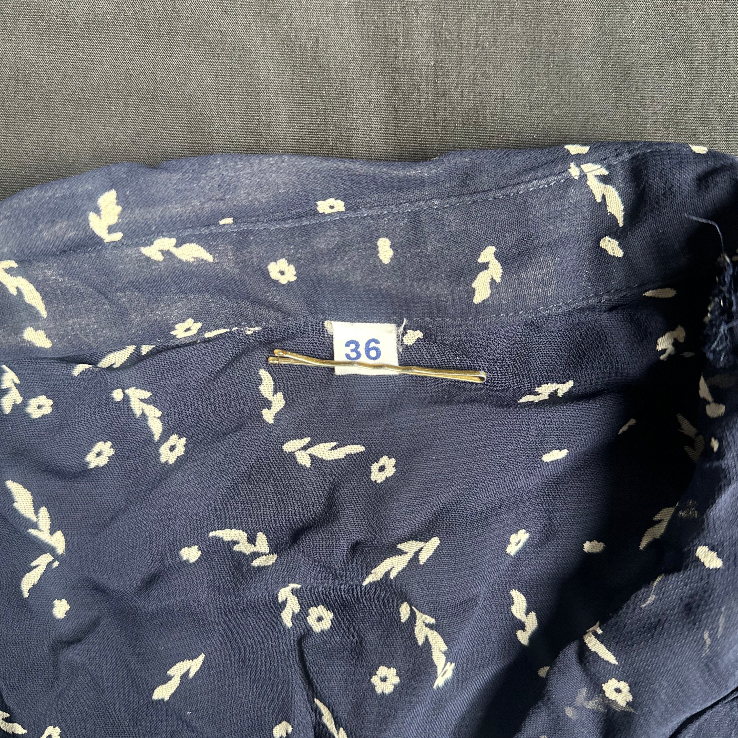 shirt - Navy, White - (Storlek: 36)