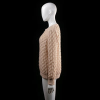 Shein - sweater - Beige - (Storlek: M)