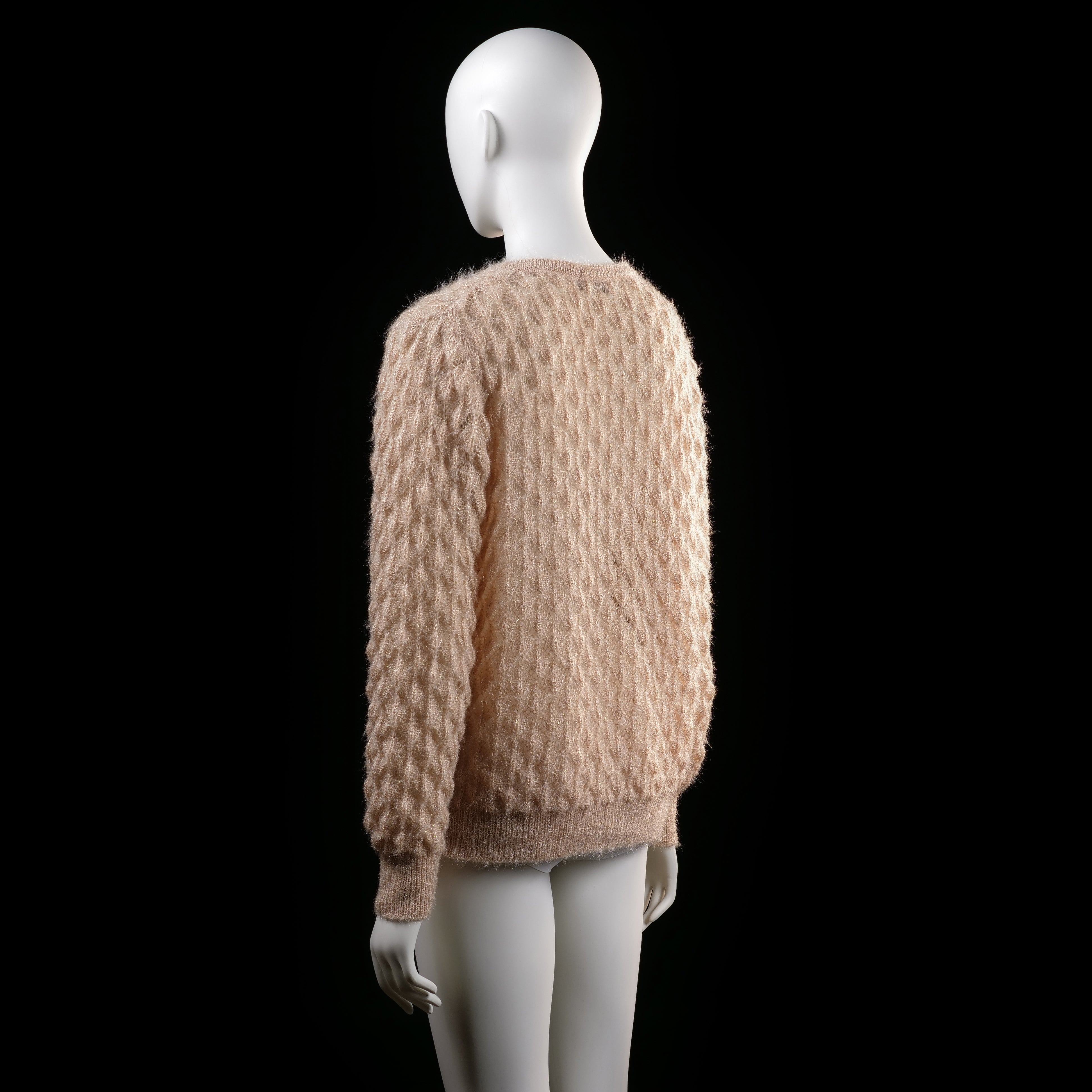 Shein - sweater - Beige - (Storlek: M)