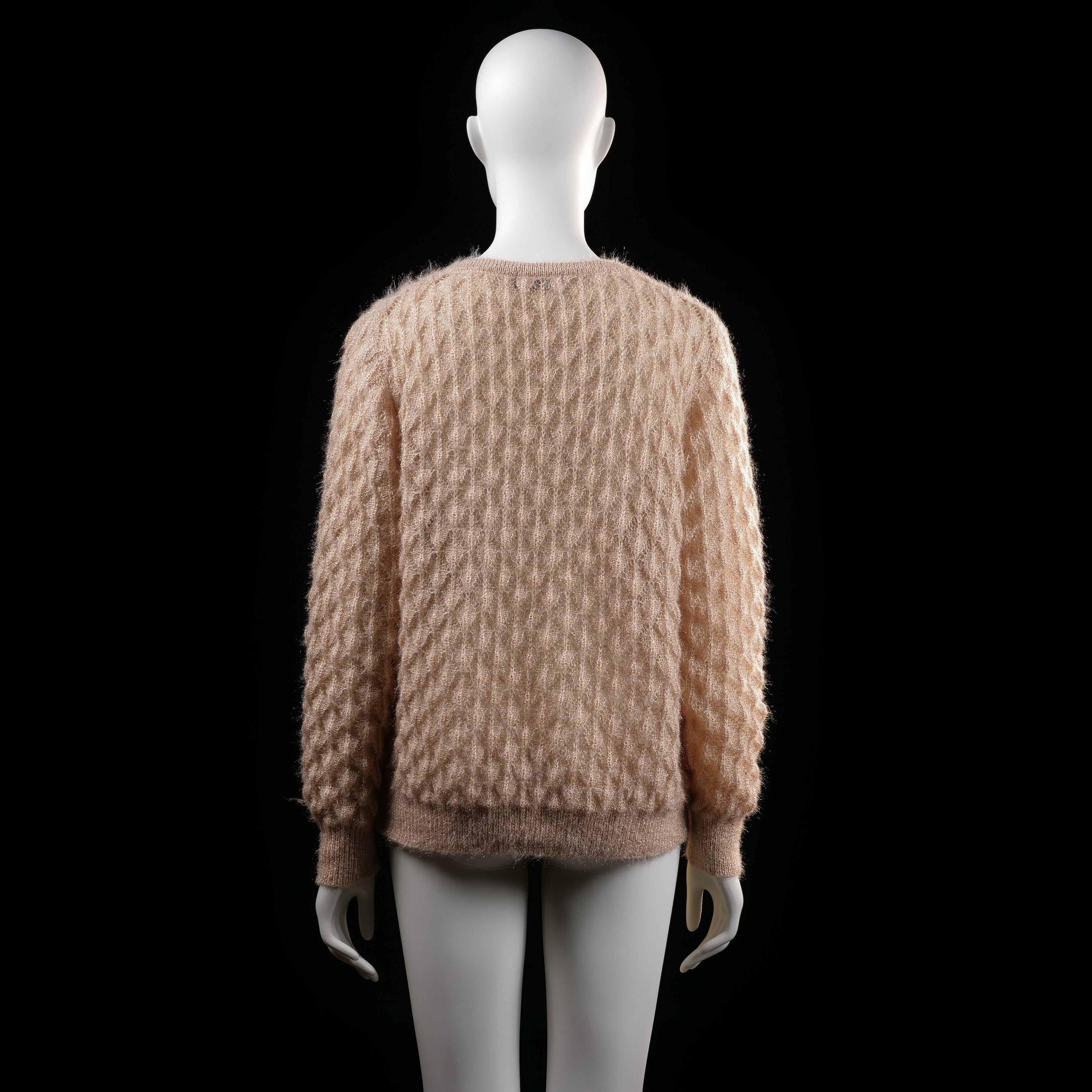 Shein - sweater - Beige - (Storlek: M)