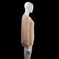 Shein - sweater - Beige - (Storlek: M)