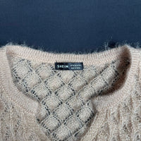 Shein - sweater - Beige - (Storlek: M)