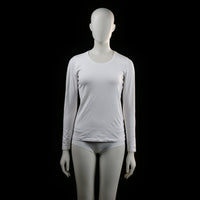 Basic You - long-sleeve top - White - (Storlek: S)